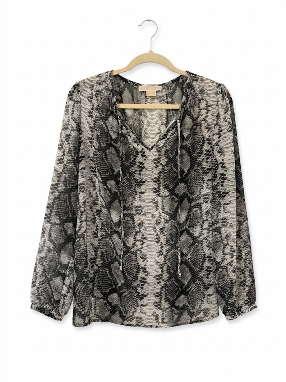 Michael Kors Snake Print Blouse - Size L